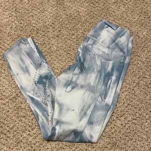 Blue Tie-Dye Women's Pants